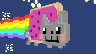 Nyan Cat 3d on Alex S Dubstep remix [upl. by Colley476]