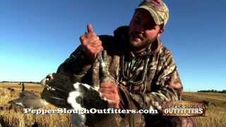 Pepper Slough Outfitters 2013 South Dakota Goose and Duck Hunt [upl. by Akienom]