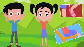 kepala Bahu lutut dan jari kaki  Belajar bagian tubuh  Kids Songs  Head Shoulder Knee And Toes [upl. by Iilek]