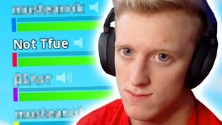 PRETENDING TO BE FAZE TFUE IN FORTNITE BATTLE ROYALE [upl. by Naujud]