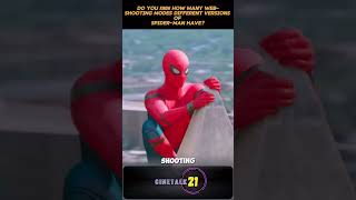 Do you know how many web shooting modes different versions of SPIDERMAN have [upl. by Anu468]