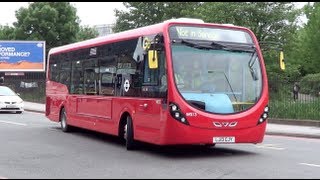 London Buses Route 219 at Merton Bus Garage [upl. by Brigham]