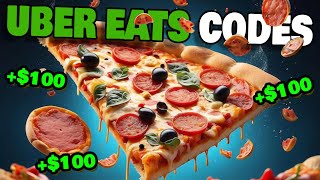 FREE CREDIT Uber Eats Promo Code 100  Uber Eats Coupons amp Codes 2024 [upl. by Harol]