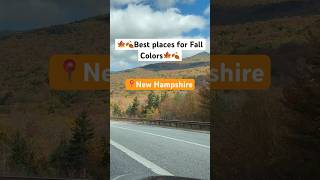 Best places to visit during fall🍁 in New Hampshire and Vermont in 2024  fallfoliage fallcolors [upl. by Azar]