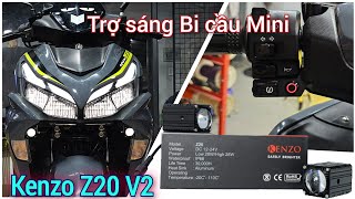 NVX V2  Kỹ thuật lắp đặt Trợ sáng Bi cầu Kenzo Z20 V2  LED PHƯỢT Garage [upl. by Abdella]