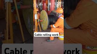 Cable rolling work 💪 [upl. by Popele]