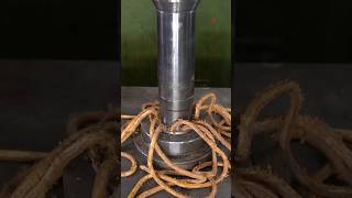 Reeses Chocolate Vs Hydraulic Press 🫣😱🤤 hydraulicpress satisfying candy crushing asmr [upl. by Erdnaxela]