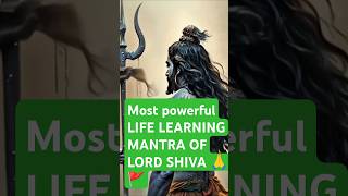 Feel the most powerful life learning mantra with lord shiva 🙏🌎🚩🚩shivamotivationmantrainspiration [upl. by Rihat108]