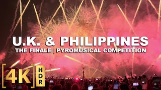 THE FINALE amp Announcement of Winners UK amp Philippines Pyromusical Competition  SM Mall of Asia [upl. by Kym]