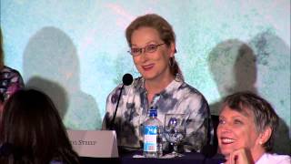 The Giver Full New York Press Conference  Meryl Streep Taylor Swift Jeff Bridges  ScreenSlam [upl. by Gelman]