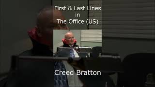 Creed Bratton  First amp Last Lines shorts [upl. by Aita]