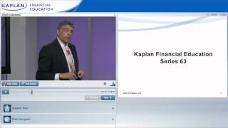 Series 63 Online Class Preview from Kaplan [upl. by Chico480]