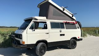 VAN LIFE  Ultra Modified VW Vanagon T3 Westfalia Tour [upl. by Oiramrej]