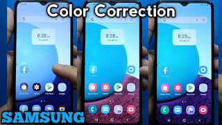 How to use color correction on Samsung  Deuteranomaly Tritanomaly and Protanomaly Color Blindness [upl. by Mosley]