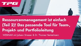 Ressourcenmanagement ist einfach Teil 2 – RessourcenplanungTool für Teams Projekte amp Portfolio [upl. by Neiman]