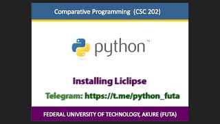 Installing LiClipse Python IDE and Getting started with using it for python programming [upl. by Nnawtna]