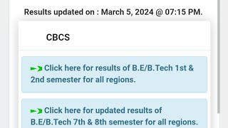 vtu 1st sem result and revaluation update today 50324 [upl. by Calore]