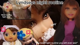 Lyndseys night routine [upl. by Airalav]