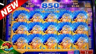 850 SPINS BIG BONUS ★Sparkling Nightlife LONG PLAY 1c Konami Video Slot [upl. by Ahcim248]