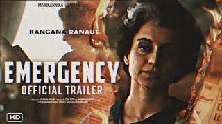 EMERGENCY Movie  Official Release date  Kangana Ranaut  Anupam kher  Emergency trailer [upl. by Areehs]