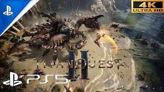 TITAN QUEST ll New Official Gameplay Demo 4K 60FPS HDR [upl. by Suhploda]