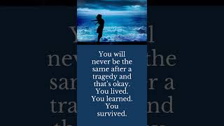 You Live You Learned You Survived ☮️ quotes selfcareaffirmations viral shorts [upl. by Enak487]