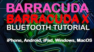 Razer Barracuda amp Barracuda X Bluetooth Stepbystep Tutorial for iPhone Android Windows MacOS [upl. by Aleyak227]