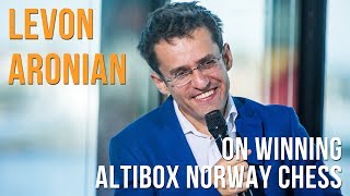 Levon Aronian on winning the 2017 Altibox Norway Chess tournament [upl. by Halvaard]