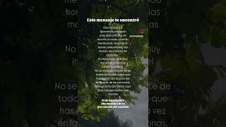 Este mensaje te encontró 10 de Septiembre Día mundial de prevención del suicidio sanacion [upl. by Trammel]