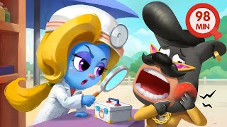 Dobie at the Dentist  Healthy Habits  Educational Cartoons for Kids  Sheriff Labrador [upl. by Ciardap153]