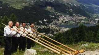 Alphorn cor des Alpes Swiss Alphorn [upl. by Noyahs]