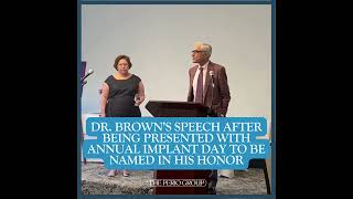 Dr Brown Honored By Albert Einstein Medical Center Implant Day Named I Stephen Brown Implant Day [upl. by Merola12]