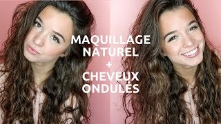 GET READY WITH ME  Cheveux ondulés  Maquillage naturel  Lucie Rhéaume [upl. by Hollis]