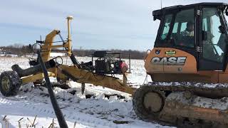 Liebrecht Tile Plow amp Case IH XCN 2050 Demo [upl. by Rancell]