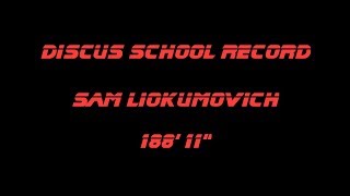 Liokumovich BTB Discus School Record [upl. by Hannah145]