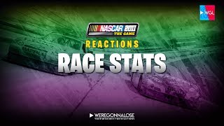 NASCAR The Game  Reactions  Race Stats [upl. by Eudoca]