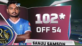 Sanju samson Batting vs RR Sanju samson century Vs rajasthan royals IPL 2021 PBKS vs RR highlights [upl. by Ynafetse]