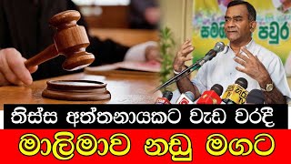 තිස්ස අත්තනායකට වැඩ වරදී mojonewslk [upl. by Daffi]