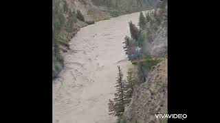 Flying Up the Now Fully Engulfed Chilcotin River [upl. by Oznecniv46]