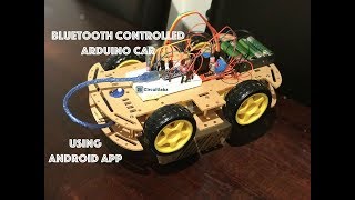 Bluetooth Controlled Car With Arduino and HC06 [upl. by Isnam407]