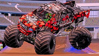 Monster Jam INSANE SAVES 13 monsterjam beamng gravedigger [upl. by Bundy549]