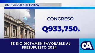 La Comisión de Finanzas dio dictamen favorable al monto del presupuesto 2024 [upl. by Kissie491]