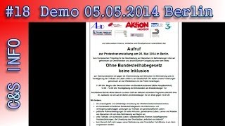 CampS INFO 18 Aufruf Bundesteilhabegesetz Demo AktionMensch [upl. by Delahk119]