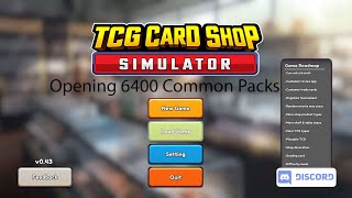 Opening 6400 common packs in TCG Card Shop Simulator [upl. by Milli]