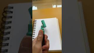 Activating an Aqua Green Posca Marker With Music🎧 [upl. by Hyams970]