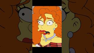 She broke his nose to show that she loves him Season 35 Episode 8 shorts funny simpsons [upl. by Anyzratak577]