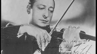 Heifetz plays Sinding Suite in A minor  I Presto [upl. by Sutsugua]