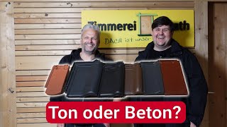 Beton oder Tondachziegel Interview Zimmerermeister Meik Ehrath [upl. by Whitelaw780]