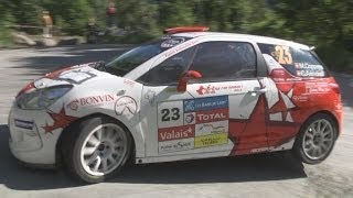 Citroën Racing Trophy Suisse DS3 R3T et R1  Rallye du Chablais 2014 [upl. by Placia463]