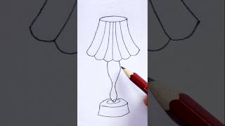 🛋️😱🤩🥰table lamp drawing artwork [upl. by Crim]